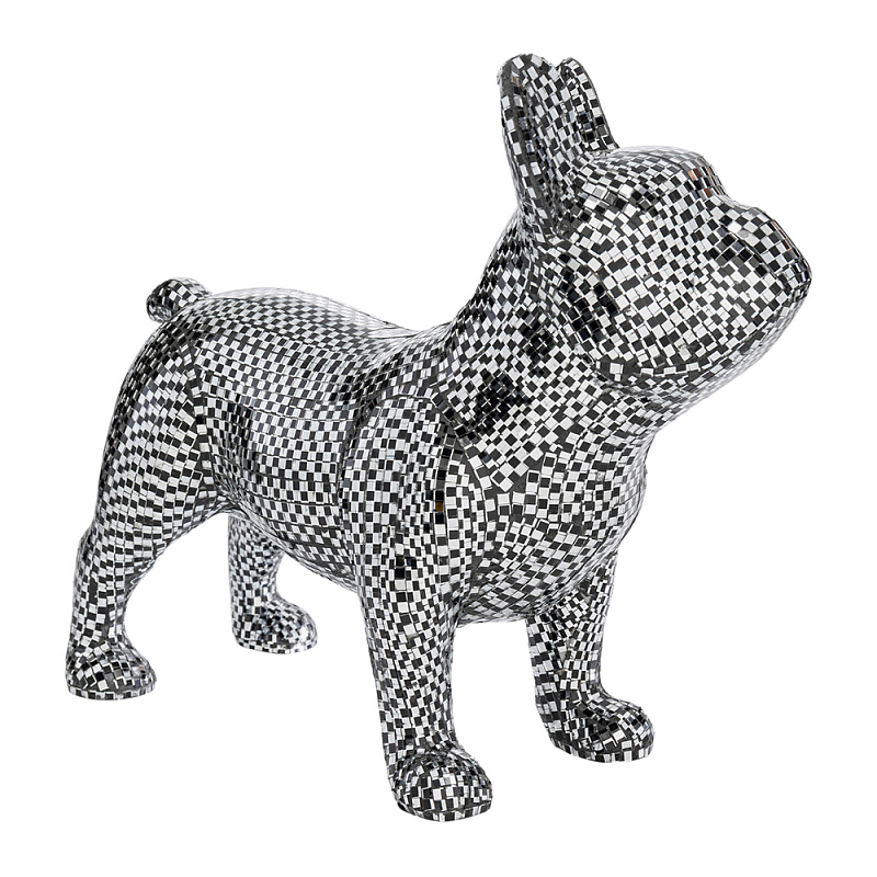 Статуэтка Graffiti Disco Bulldog Зеркало в Омске | Loft Concept 