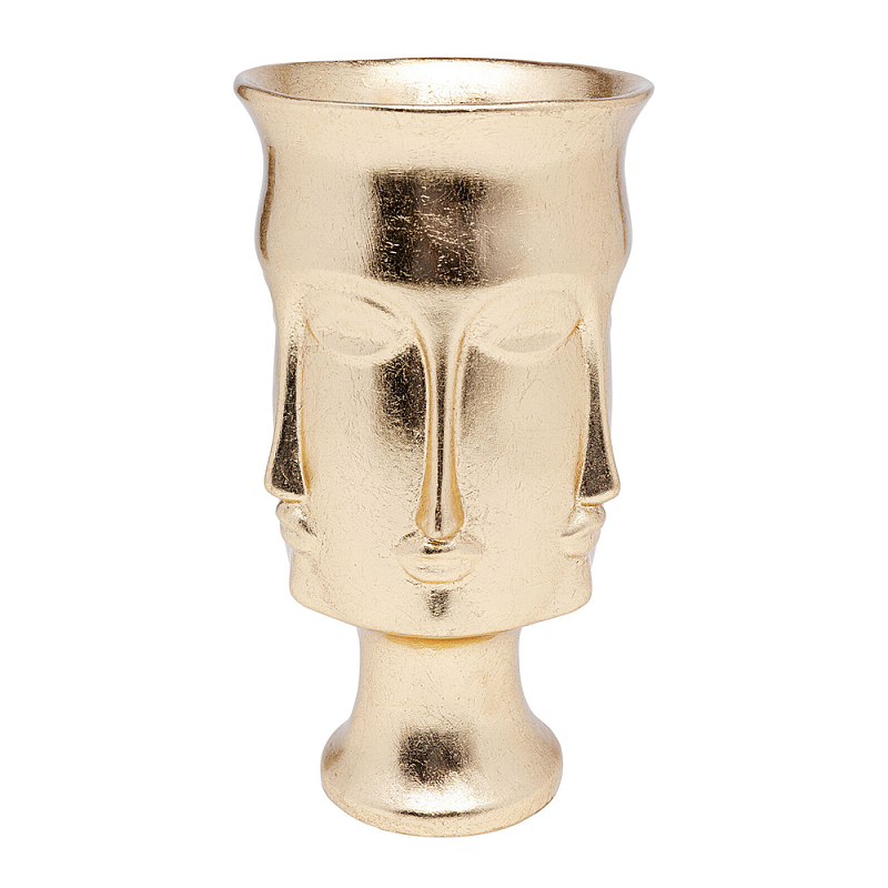 Ваза VASE MANY FACE Gold Глянцевое золото в Омске | Loft Concept 