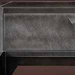 Консоль прямоугольная серая с 4-мя выдвижными ящиками Grany варинант исполнения - 4 | Loft Concept в Омске