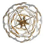 Люстра конусообразная с цветочными мотивами Light Floral Glow варинант исполнения - 6 | Loft Concept в Омске