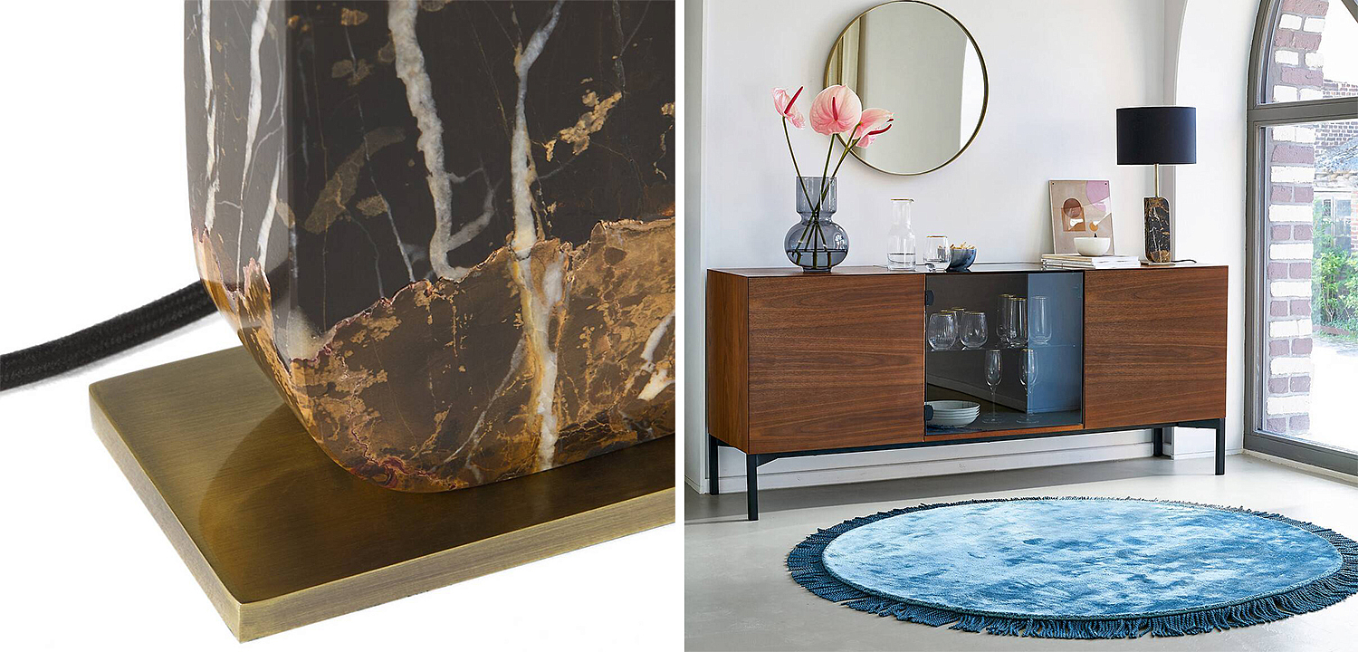 Настольная лампа Franca Marble Stand Настольная лампа Franca Marble Stand - Loft-Concept в Омске