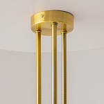 Люстра со стеклянными вставками Helios варинант исполнения - 5 | Loft Concept в Омске