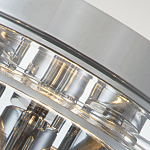 Потолочный светильник для ванных комнат с круглым стеклянным плафоном и тремя лампами Quoizel варинант исполнения - 8 | Loft Concept в Омске