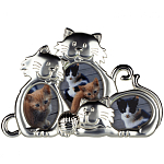 Фоторамка детская Childhood Corner Three cats варинант исполнения - 1 | Loft Concept в Омске