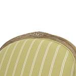 Кресло Ava Classical Armchair green striped flax варинант исполнения - 4 | Loft Concept в Омске