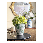 Ваза с зелеными цветочными и птичьими мотивами Vase Inspired by Nature варинант исполнения - 6 | Loft Concept в Омске