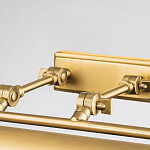 Светильник для картин цвета состаренная латунь с широким плафоном на прямоугольном основании Elstead Lighting варинант исполнения - 3 | Loft Concept в Омске