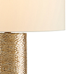 Настольная лампа золотая с цилиндрическим абажуром Golden Mosaic варинант исполнения - 1 | Loft Concept в Омске