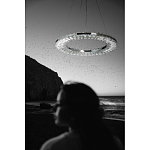 Люстра круглая с прозрачной хрустальной рамкой Maude Crystal Light варинант исполнения - 14 | Loft Concept в Омске