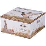 Чайная пара из фарфора с изображением собаки и зайцев 300 мл Hunting Porcelain Collection 2 варинант исполнения - 4 | Loft Concept в Омске