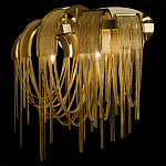 Бра с металиическими цепочками и дугообразными элементами Atlantis Chain варинант исполнения - 10 | Loft Concept в Омске