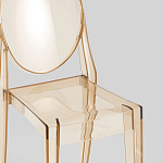 Прозрачный стул с янтарным оттенком LOUIS GHOST CHAIR варинант исполнения - 7 | Loft Concept в Омске