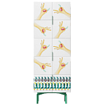 Тумба с зелеными ножками Tall Forest Ok варинант исполнения - 1 | Loft Concept в Омске