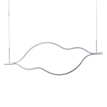 Подвесной светильник волнообразный изогнутый на двух тросах 123 см Spiral Lighting варинант исполнения - 1 | Loft Concept в Омске