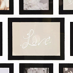 Рамка для 9-ти фотографий квадратная Moment Forever варинант исполнения - 3 | Loft Concept в Омске