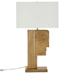 Настольная лампа с прямоугольным белым абажуром Skillful Face варинант исполнения - 5 | Loft Concept в Омске