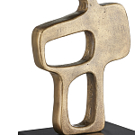 Настольная лампа с фигурным каркасом и прямоугольным тканевым абажуром Brutalist Profile варинант исполнения - 1 | Loft Concept в Омске