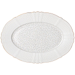 Обеденный сервиз белого цвета из фарфора на 6 персон 23 предмета Floral Charm варинант исполнения - 2 | Loft Concept в Омске