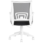 Офисное кресло с основанием из белого пластика Desk chairs Black варинант исполнения - 4 | Loft Concept в Омске