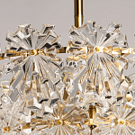 Люстра многоярусная с объемными прозрачными цветами Hanging Flowers варинант исполнения - 6 | Loft Concept в Омске