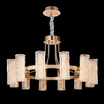 Люстра круглая с текстурными цилиндрическими плафонами Glimpse варинант исполнения - 6 | Loft Concept в Омске