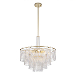 Люстра многоярусная с каскадами кристаллов Crystal Rains варинант исполнения - 2 | Loft Concept в Омске