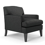 Мебельная ткань Шенилл черный цвет 138 см T4-35 варинант исполнения - 5 | Loft Concept в Омске