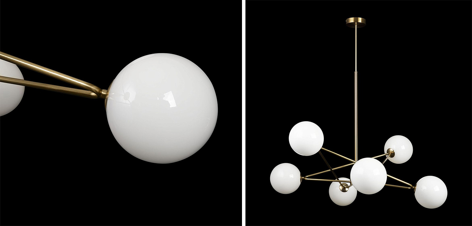 Люстра Chandelier Constellation Orbs White Люстра Chandelier Constellation Orbs White - Loft-Concept в Омске