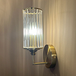 Бра с цилиндрическим рифленым стеклянным плафоном Jeanette варинант исполнения - 5 | Loft Concept в Омске