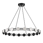 Люстра кольцевая с круглыми светодиодными источниками света Maxine Light варинант исполнения - 3 | Loft Concept в Омске