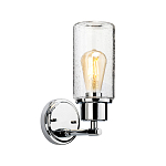 Бра с цилиндрическим прозрачным плафоном из стекла с пузырьками Elstead Lighting варинант исполнения - 1 | Loft Concept в Омске