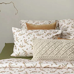 Чехол на подушку с макраме бежевого цвета Macrame варинант исполнения - 6 | Loft Concept в Омске