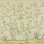 Обои ручная роспись Askew Verdigris  варинант исполнения - 4 | Loft Concept в Омске