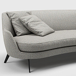 Мебельная ткань Шенилл серо-голубой цвет 142 см T4-47 варинант исполнения - 6 | Loft Concept в Омске