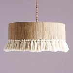 Люстра круглая плетеная с кисточками Solar Glow варинант исполнения - 6 | Loft Concept в Омске