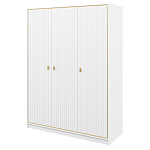 Шкаф белый четырёхдверный для одежды Antique Order варинант исполнения - 2 | Loft Concept в Омске