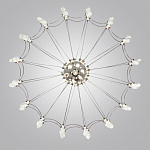 Люстра подвесная из металла с прозрачными подвесками из хрусталя Quasar 93 варинант исполнения - 11 | Loft Concept в Омске