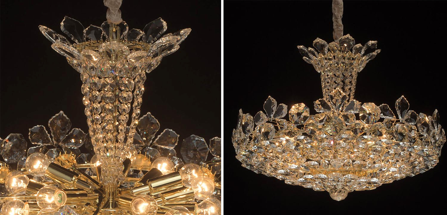Люстра Griselda Crystal Chandelier gold Люстра Griselda Crystal Chandelier gold - Loft-Concept в Омске