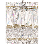 Люстра подвесная круглая из прозрачного хрусталя с золотым корпусом Selfsufficient варинант исполнения - 5 | Loft Concept в Омске