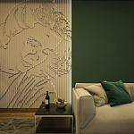 Барельеф PORTRAIT варинант исполнения - 2 | Loft Concept в Омске