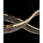 Люстра волнистой формы с фактурным хрустальным плафоном Light Delight варинант исполнения - 6 | Loft Concept в Омске