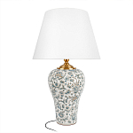 Настольная лампа с цветочной росписью Lamp Flower Painting варинант исполнения - 6 | Loft Concept в Омске