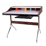 Письменный стол с 2-мя чёрными выдвижными ящиками и нишей с цветными разделителями Ballan варинант исполнения - 1 | Loft Concept в Омске