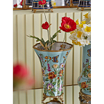 Ваза со стрекозой из фарфора с бронзовыми элементами Paradise Dragonfly варинант исполнения - 5 | Loft Concept в Омске