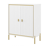 Тумба белая с двумя дверками и полками Antique Order варинант исполнения - 1 | Loft Concept в Омске