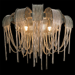 Бра с металиическими цепочками и дугообразными элементами Atlantis Chain варинант исполнения - 2 | Loft Concept в Омске