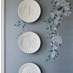 Обои ручная роспись Jasmine Standard colourway on Wood Ash slub silk варинант исполнения - 3 | Loft Concept в Омске