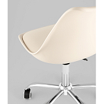 Офисный стул на металлическом основании EGGERY Beige пластик варинант исполнения - 3 | Loft Concept в Омске
