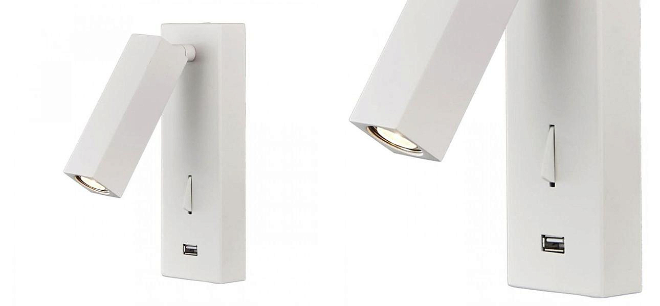 Бра Chelsom WALL LED DOCK White USB Бра Chelsom WALL LED DOCK White USB - Loft-Concept в Омске