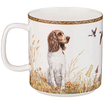 Кружка из фарфора с изображением фазанов и собаки 400 мл Hunting Porcelain Collection варинант исполнения - 1 | Loft Concept в Омске